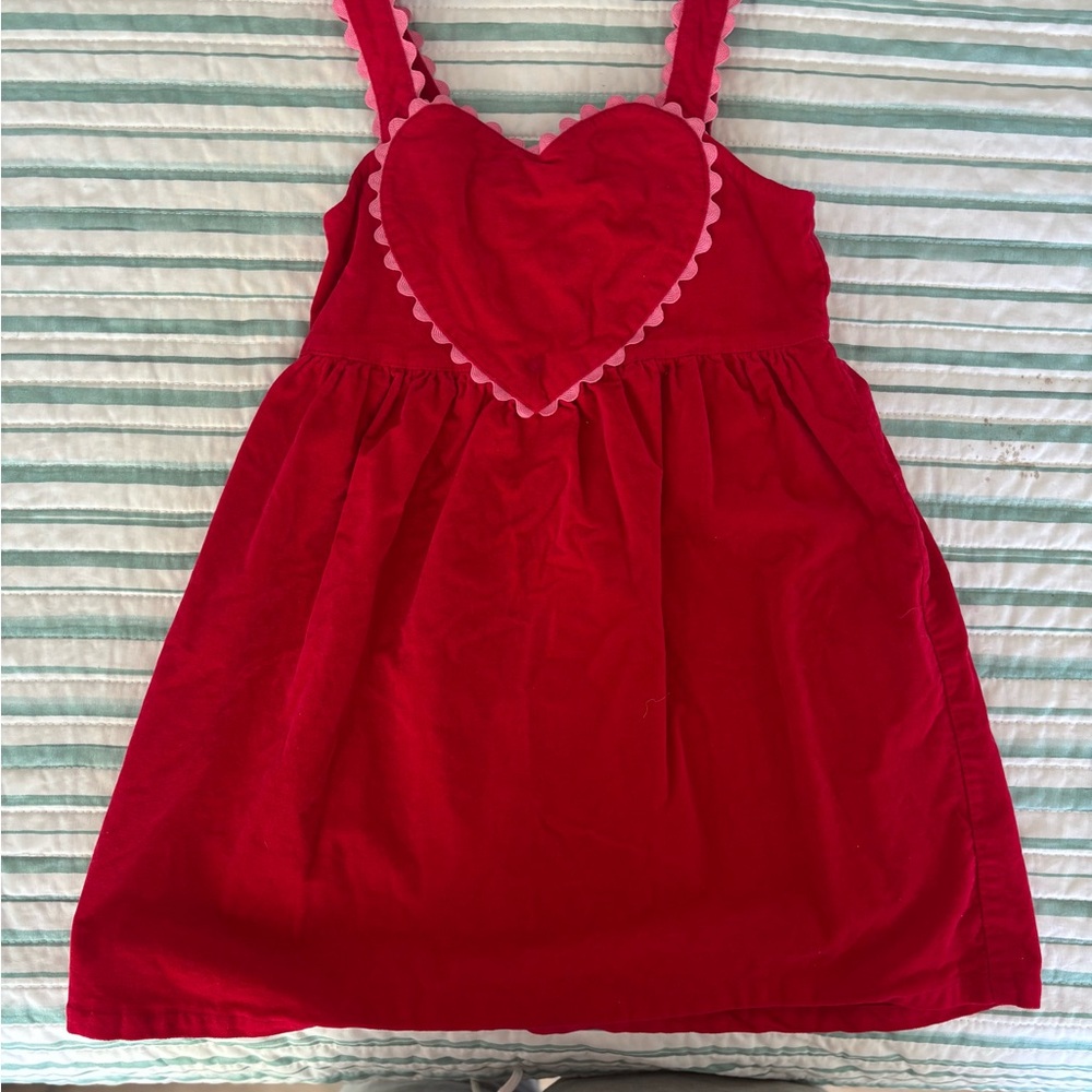 Gymboree Red Dress with Pink Heart